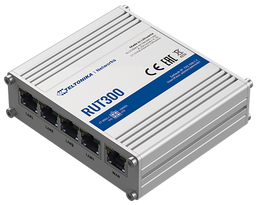 RUT300. Router VPN, 5xFE